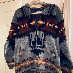 Earth Ragz  Aztec ZIP-Up Hoodie Size M - Unisex